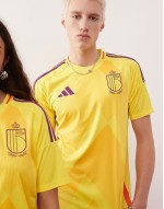 Football Belgium away shirt in yellow
