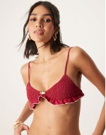 Cherry Blossom bikini in red