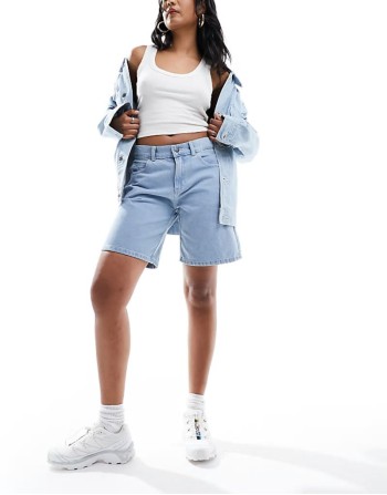 Herndon denim shorts in light blue