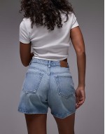denim Editor shorts in bleach